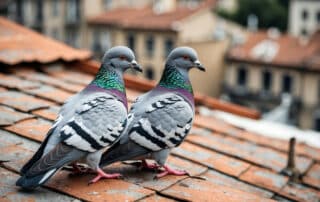 Come allontanare i piccioni dal tetto