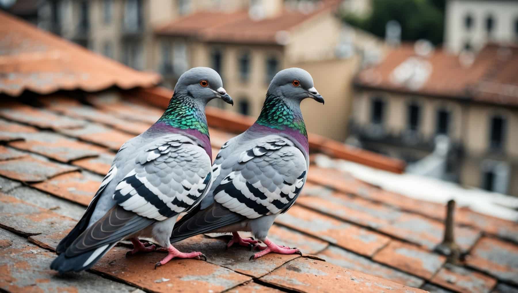 Come allontanare i piccioni dal tetto