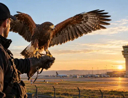 Allontanamento volatili negli aeroporti: bird strike e falconeria